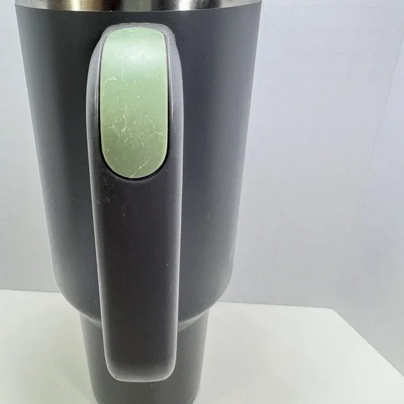Stanley 40oz Quencher H2.0 FlowState Tumbler Handle Straw Charcoal Gray Mint - Picture 6 of 13